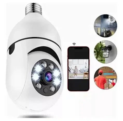 Cámara WiFi 360° — Vigila tu hogar desde el celular (Paga al Recibir)